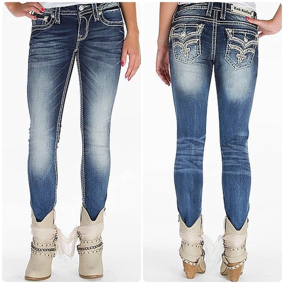 Rock Revival Denim - Y2K Rock‎ Revival Women’s Etty Skinny Stretch Jean Etty S12 W28